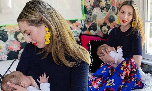 Eva Amurri - Eva Amurri feels 'empowered' as she weans three-month-old son Mateo off breastfeeding - dailymail.co.uk