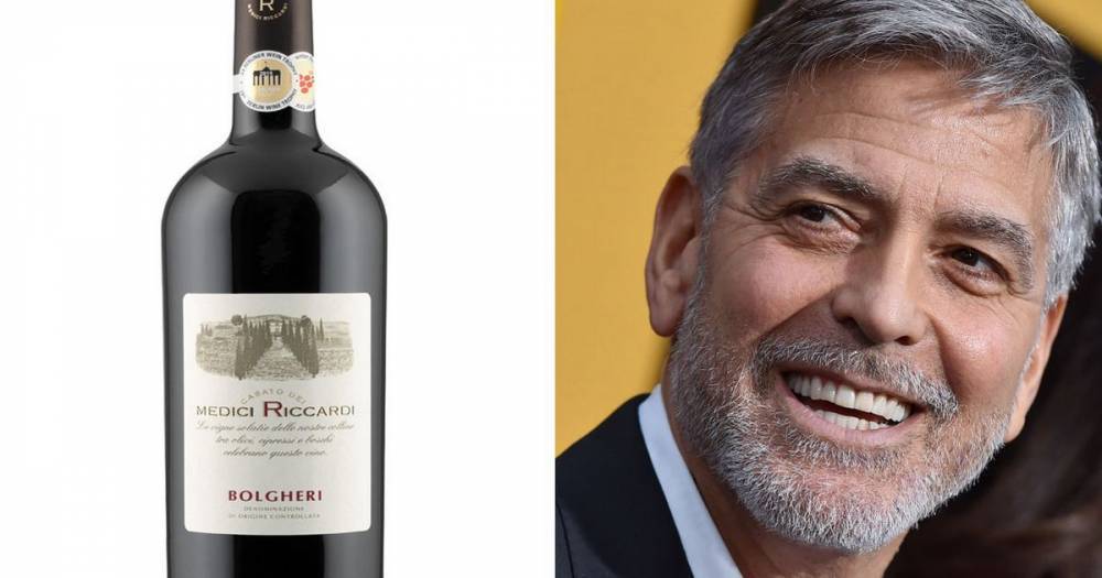 George Clooney - Lidl's new 'outstanding' £13.99 red wine is a celebrity favourite and normally sells for hundreds of pounds - ok.co.uk