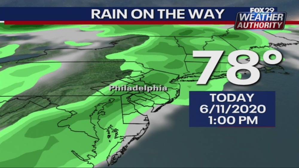 Weather Authority: Spotty showers Thursday leads to pleasant weekend - fox29.com