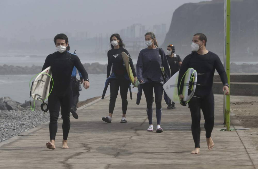 Quarantined surfers return to Peru's famous waves - clickorlando.com - Usa - city Lima - Brazil - Peru