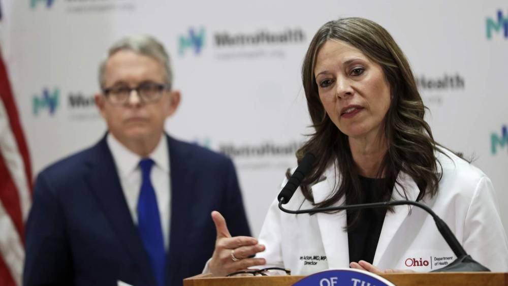 Mike Dewine - Amy Acton - Dr. Amy Acton resigns; guided governor to praise on pandemic - clickorlando.com - state Ohio - Columbus, state Ohio