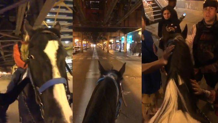 George Floyd - Man rides through Chicago on horseback to spread positivity and 'keep the peace' amid protests - fox29.com - city Chicago - city Minneapolis - city Windy