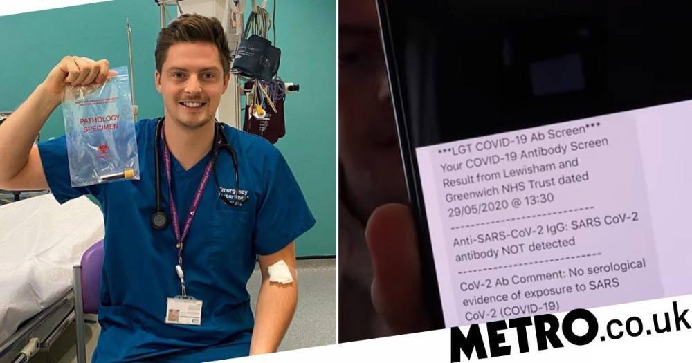 Alex George - Dr Alex George is ‘disappointed’ he doesn’t have coronavirus antibody as he reveals test results - metro.co.uk - city London