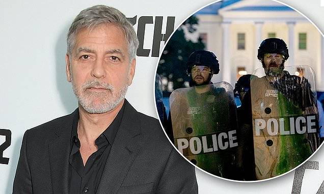 George Clooney - George Floyd - George Clooney pens powerful essay on race riots in America and makes a dig at President Trump - dailymail.co.uk - Usa - city Minneapolis