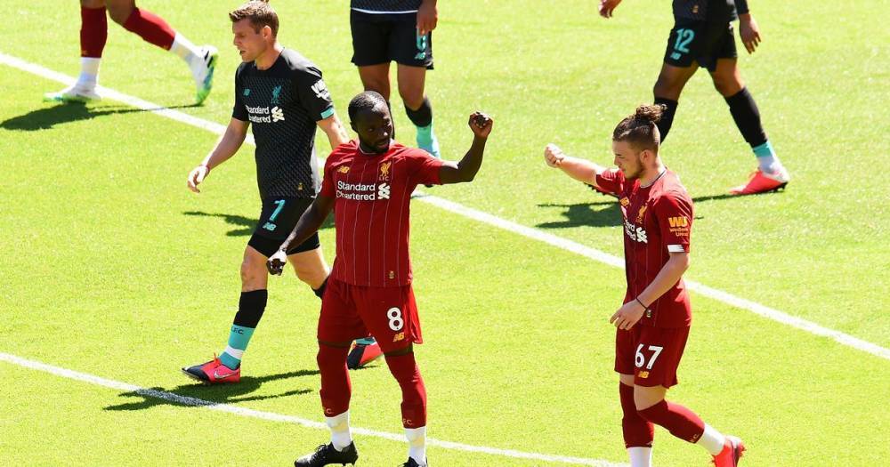 Jurgen Klopp - Liverpool training match details as Sadio Mane and Naby Keita score at Anfield - mirror.co.uk