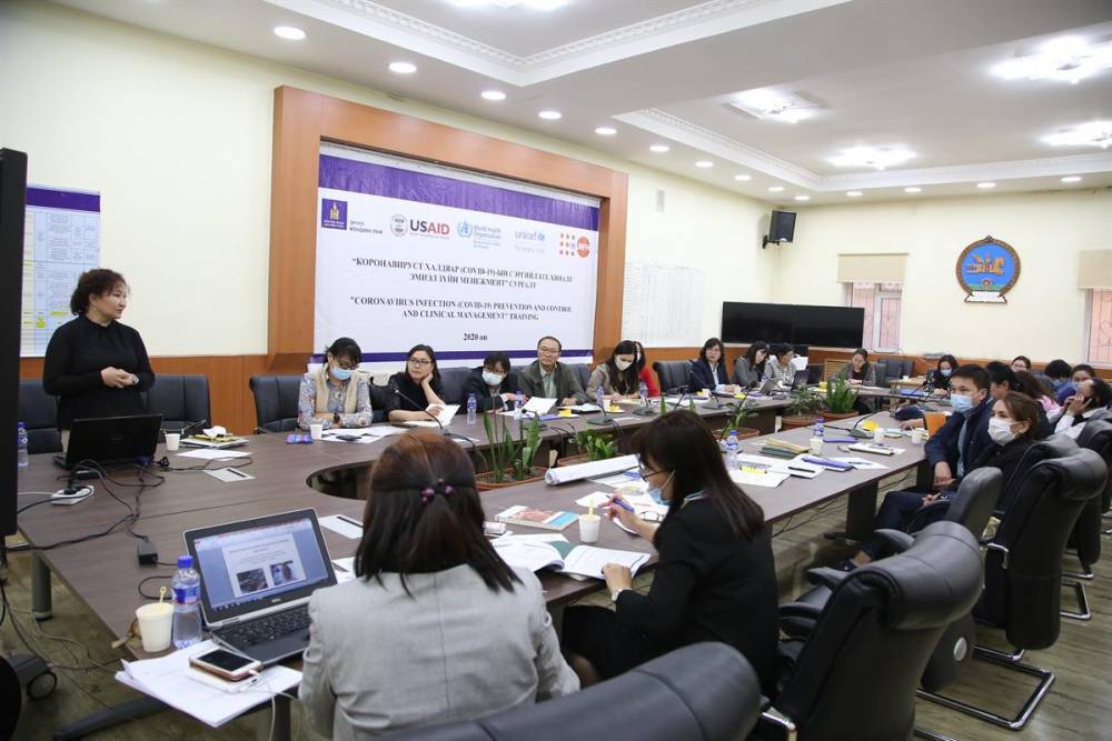 National TOT Training on COVID-19 IPC and clinical management - who.int - Mongolia - city Ulaanbaatar