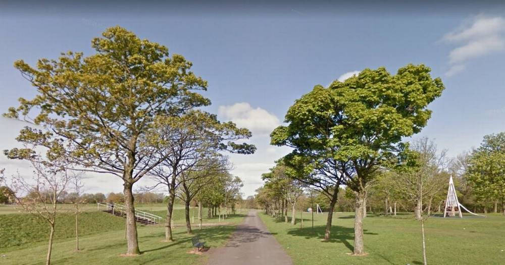 Mum's horror as teenagers 'grabbed by neck and thrown to the ground' by robbers in park - manchestereveningnews.co.uk - county Park - city Manchester