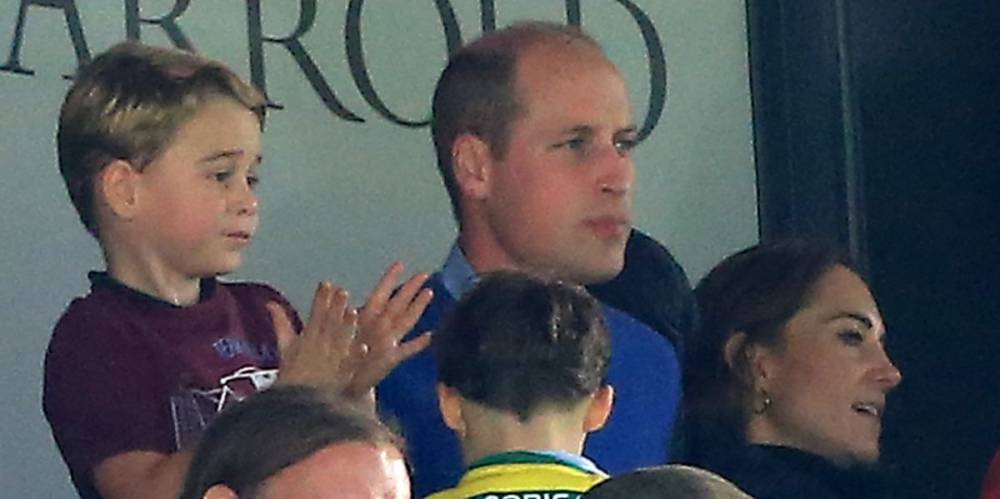 Kate Middleton - Prince William Had to Rein in Prince George's Cheering at His First Professional Soccer Game - marieclaire.com - Charlotte - county Prince George - county Will - county Prince William - city Norwich