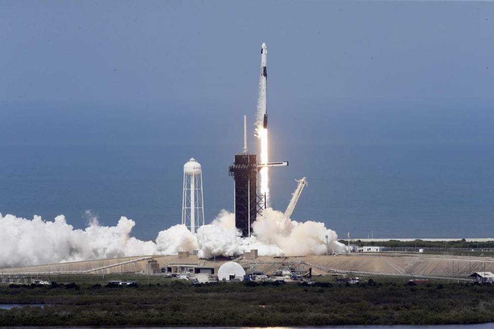 Bob Behnken - Doug Hurley - Falcon 9 booster used to launch NASA astronauts headed for Port Canaveral - clickorlando.com - Usa