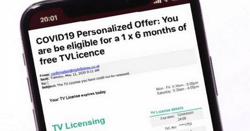 Scots warned over TV licence coronavirus scam offering 'free viewing for six months' - dailyrecord.co.uk - Scotland - city Birmingham