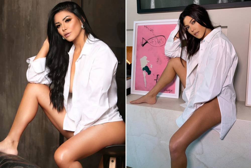 Kourtney Kardashian - Kim Kardashian - Not even the coronavirus will stop Kourtney Kardashian-lookalike from getting plastic surgery - nypost.com - Usa - Brazil
