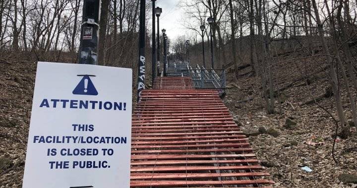 Fred Eisenberger - Hamilton Coronavirus - Coronavirus: Hamilton’s escarpment stairs reopen this weekend - globalnews.ca