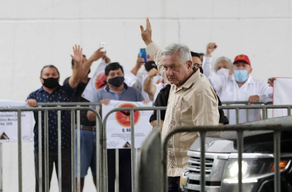 Manuel López Obrador - Mexico's president goes full-steam ahead with Mayan train - clickorlando.com - Mexico - city Mexico