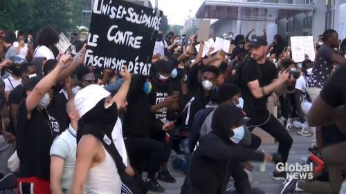 Adama Traore - George Floyd - Paris police fire tear gas to disperse anti-racism protesters - globalnews.ca - city Paris