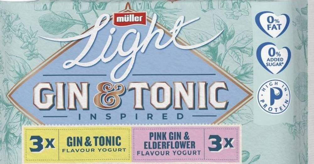 Müllerlight gin and tonic-inspired yoghurts are back on the shelves at Tesco - dailyrecord.co.uk