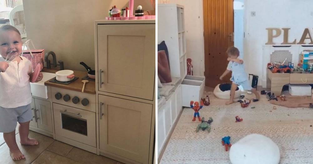 Billie Faiers - Billie Faiers shares rare glimpse inside her children's playroom full of toys and a mini kitchen - ok.co.uk