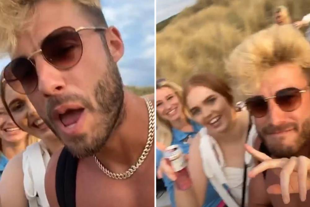 Joshua Ritchie - Joshua Ritchie throws wild beach party with pals breaking lockdown rules again after ‘inviting 80 people to his home’ - thesun.co.uk
