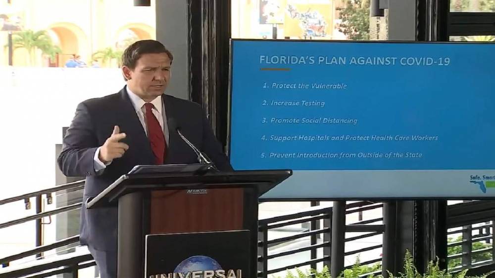 Ron Desantis - Gov. Ron DeSantis says most of Florida will enter phase 2 of reopening Friday - clickorlando.com - state Florida - county Broward - county Palm Beach - county Miami-Dade
