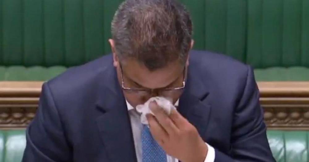 Alok Sharma - Alok Sharma tested for Covid-19 and isolating after feeling ill in Commons chamber - mirror.co.uk