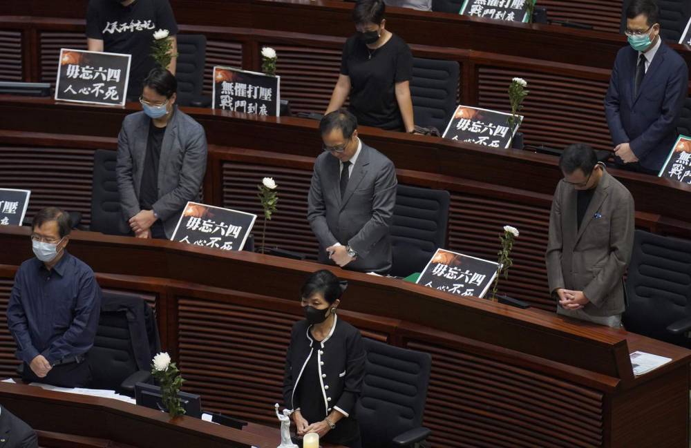 Hong Kong's legislature disrupted over national anthem bill - clickorlando.com - China - Hong Kong - city Hong Kong