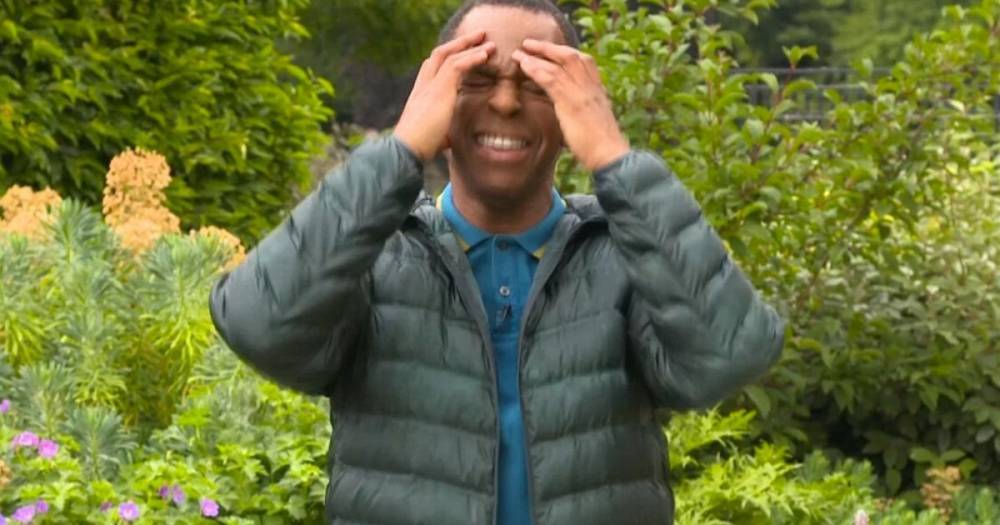 Susanna Reid - Piers Morgan - Andi Peters suffers 'unfortunate incident' with sprinkler live on Good Morning Britain - mirror.co.uk - Britain