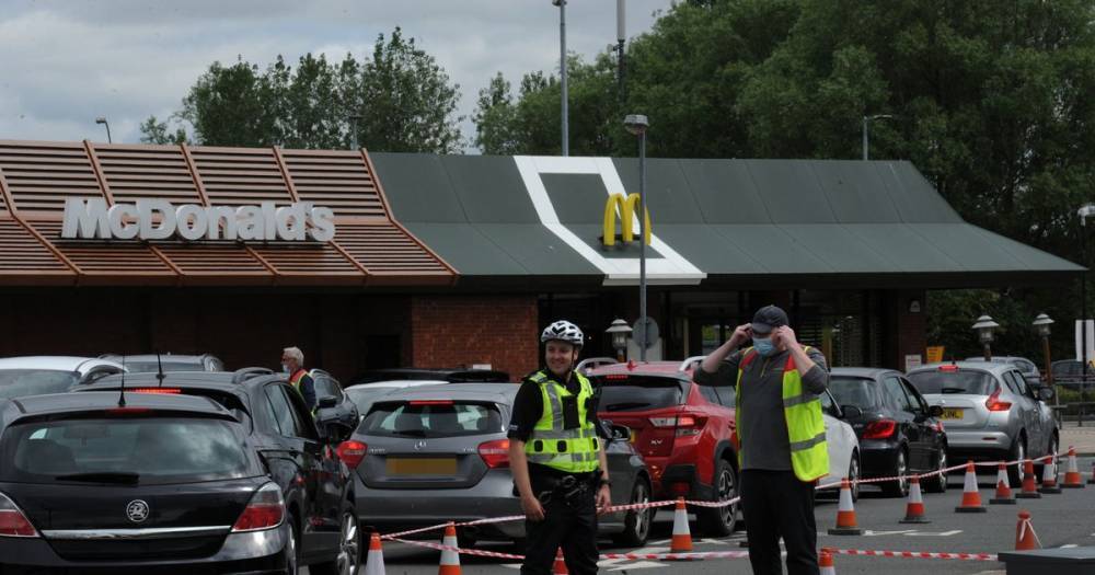 Watch as huge queues build up on EK Queensway as McDonald's reopens - dailyrecord.co.uk - Britain - Ireland