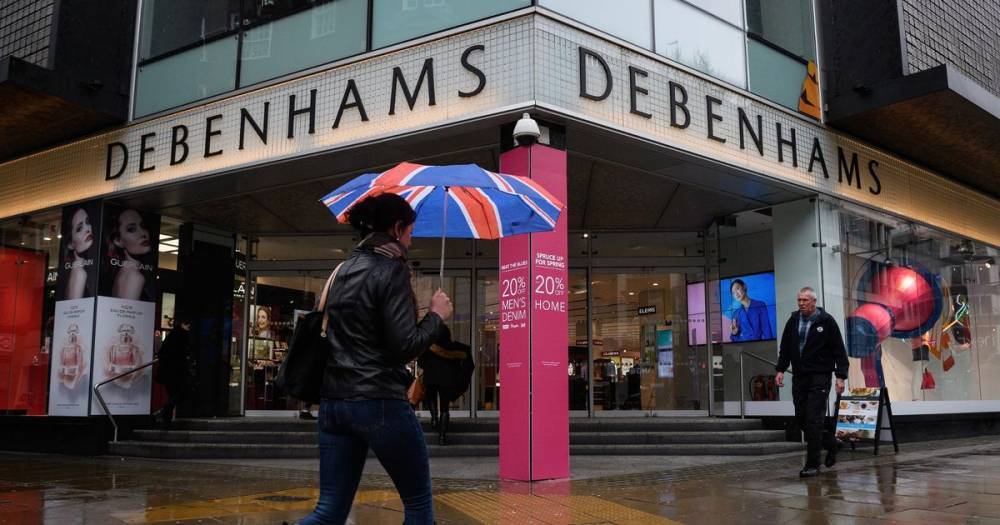 Debenhams names first 50 UK stores that will reopen after coronavirus lockdown - mirror.co.uk - county Republic - Britain - Ireland