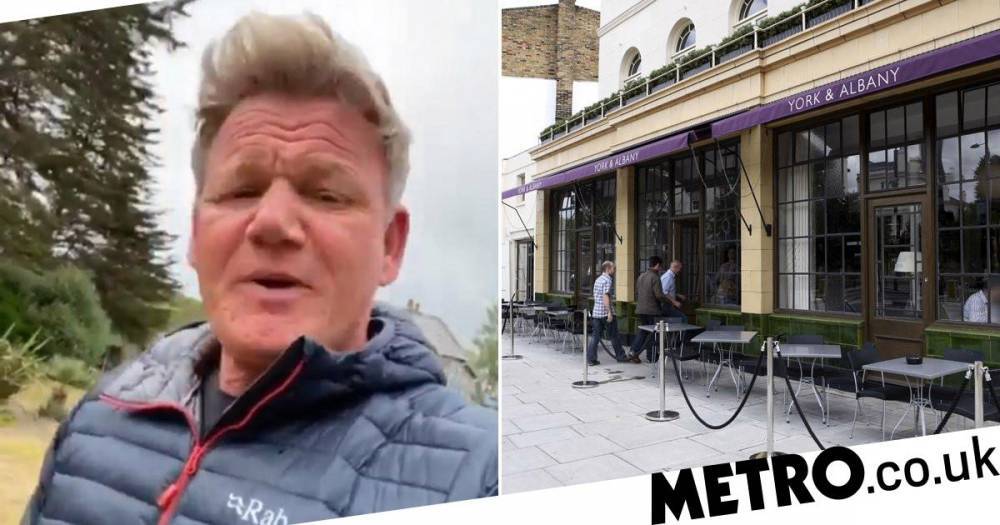 Gordon Ramsay - River Thames - Gordon Ramsay confirms he’ll be opening second London restaurant for take-away pizza and cocktails during lockdown - metro.co.uk - county Camden - city Albany