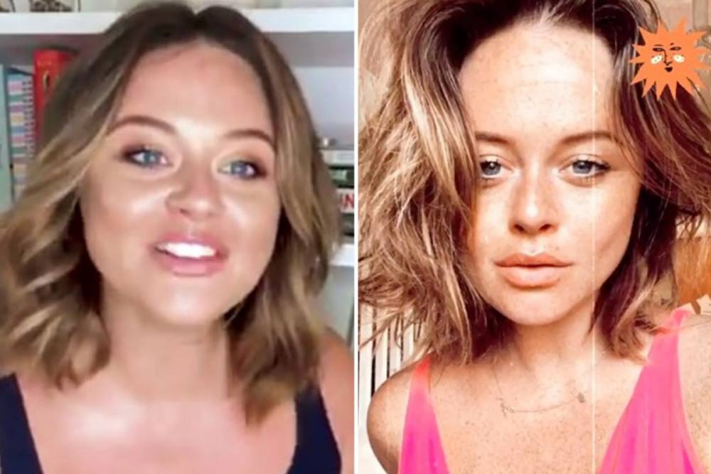 Emily Atack - Jamie Theakston - Emily Atack reveals naughty foxes keep trying to steal her knickers after moving into her garden - thesun.co.uk