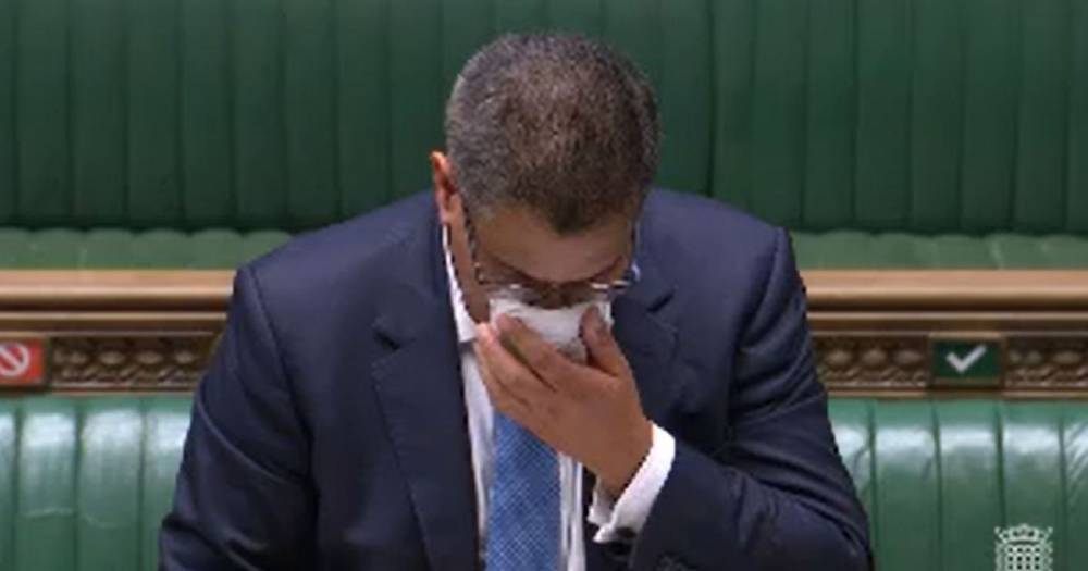 Boris Johnson - Alok Sharma - Business Secretary Alok Sharma tests negative for coronavirus after showing symptoms in House of Commons - manchestereveningnews.co.uk