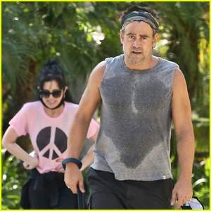 Zoe Kravitz - Robert Pattinson - Colin Farrell - Colin Farrell Works Up a Sweat During Workout with Sister Claudine - justjared.com