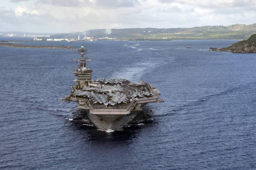 Theodore Roosevelt - Navy carrier sidelined by virus is back operating in Pacific - clickorlando.com - Philippines - county Pacific - Washington - city Washington - Guam