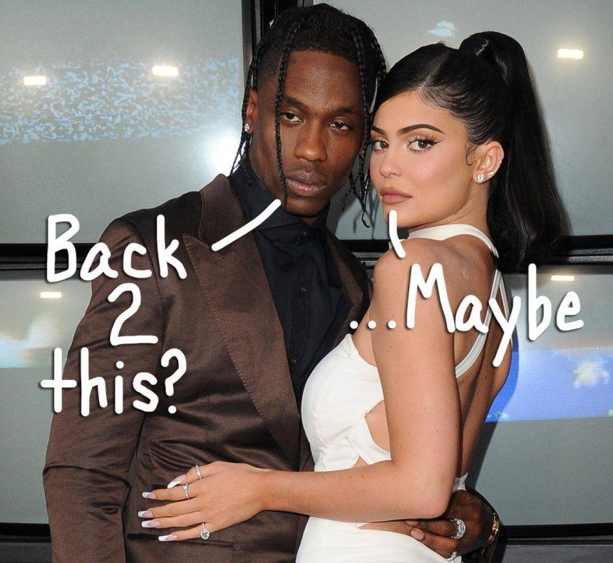 Kylie Jenner - Travis Scott - Travis Scott ‘Is Still Hopeful There’s A Chance’ He Can Get Back Together With Ex Kylie Jenner - perezhilton.com