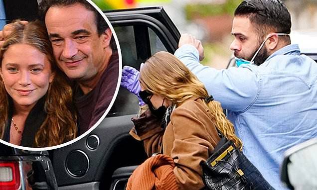 Mary Kate Olsen - Olivier Sarkozy - Ashley Olsen - George Floyd - Ashley Olsen heads out with a bodyguard in NYC amid protests - dailymail.co.uk - city New York