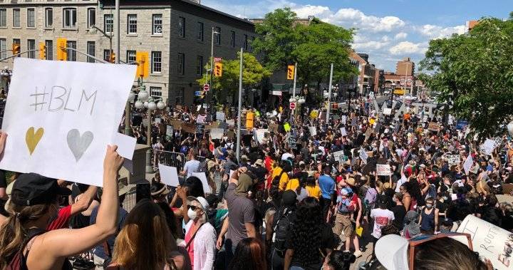 George Floyd - Trudeau, thousands march in Ottawa anti-racism protest - globalnews.ca - Usa - Canada - city Ottawa