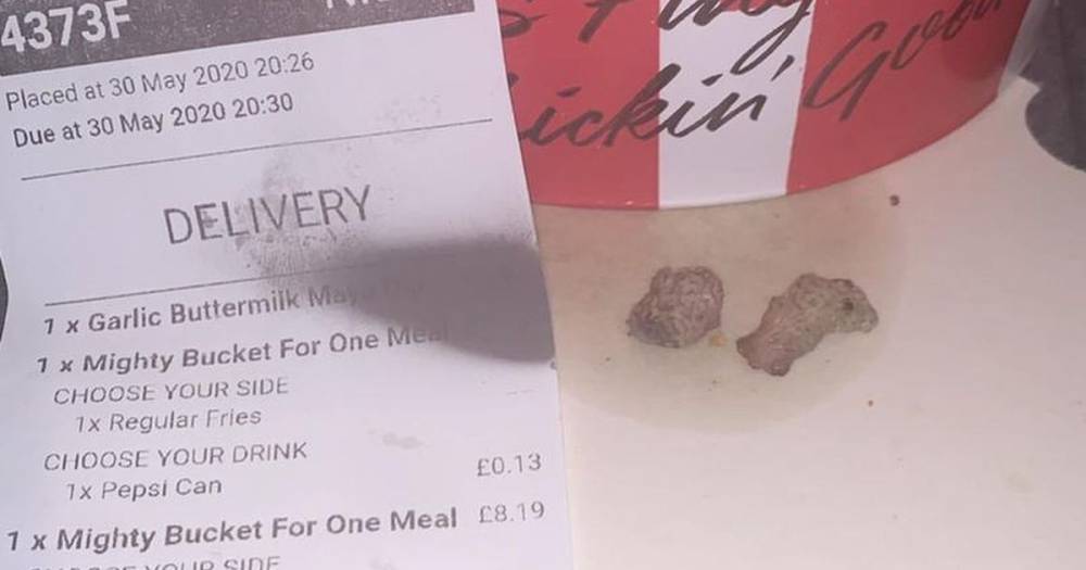 Pregnant woman 'traumatised' after finding chicken 'brains' in first KFC since lockdown - mirror.co.uk - city Manchester