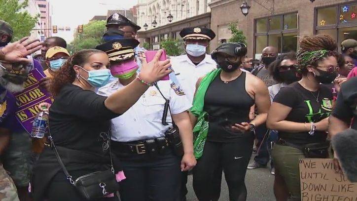 George Floyd - Philadelphia Police Commissioner Outlaw marches with demonstrators at George Floyd protest - fox29.com