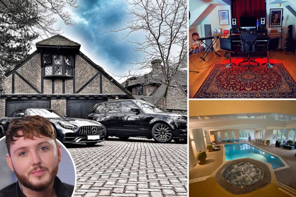 Inside James Arthur’s mansion with incredible indoor pool and home studio - thesun.co.uk