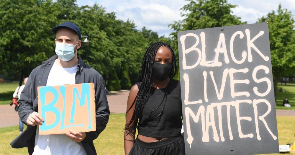 Iain Livingstone - Chants of 'no justice no peace' ring out as thousands turn out to support Black Lives Matter movement - dailyrecord.co.uk - Scotland