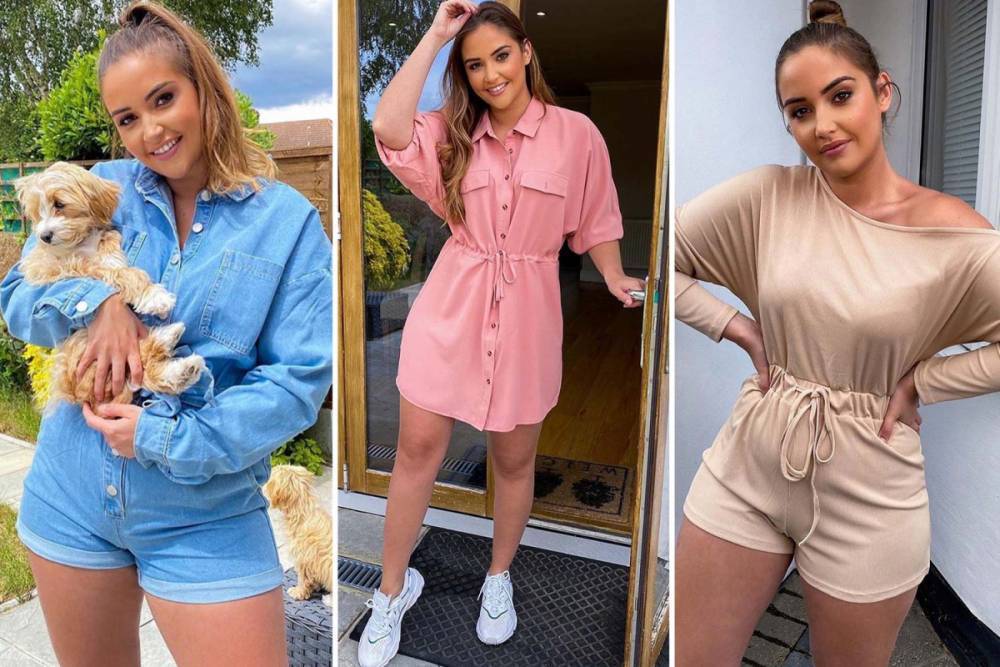 Jacqueline Jossa - Jacqueline Jossa shows off her legs as she models her latest In The Style range during lockdown photoshoot at home - thesun.co.uk