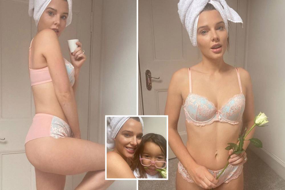 Helen Flanagan - Helen Flanagan poses in her underwear and promises to stop editing pictures to be a ‘better role model’ for her kids - thesun.co.uk
