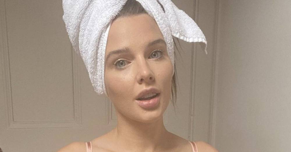 Helen Flanagan - Helen Flanagan poses in lingerie and vows to stop editing photos to be a 'better role model' for her kids - ok.co.uk