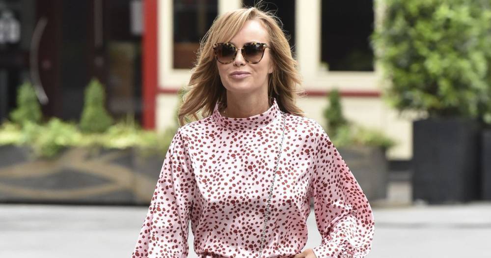 Amanda Holden - Louis Vuitton - Amanda Holden displays incredible tanned legs and slim figure as she stuns in pink - mirror.co.uk - Britain