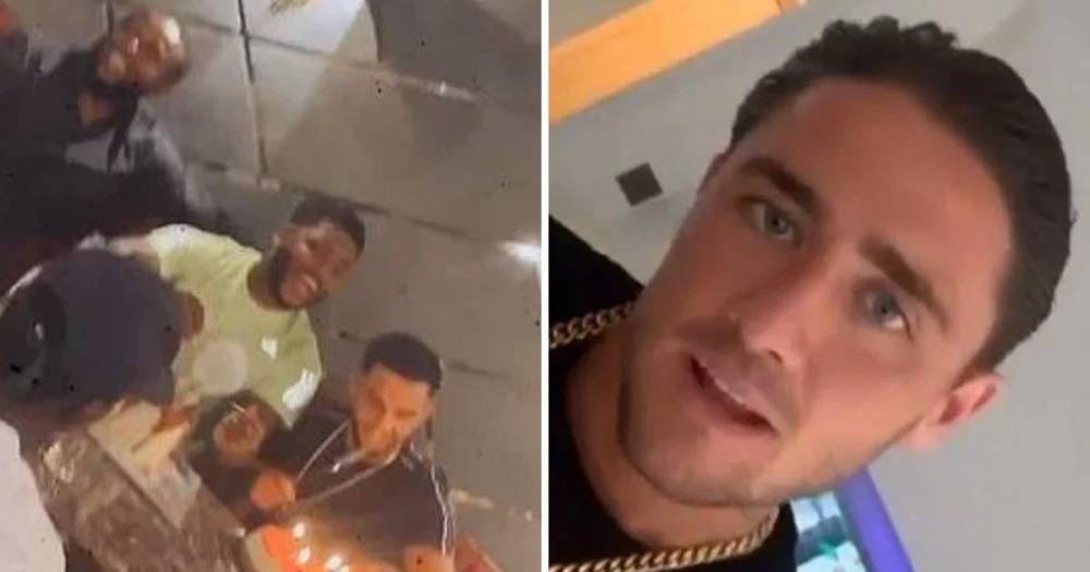 Yazmin Oukhellou - Stephen Bear - Stephen Bear breaks lockdown rules at a restaurant with at least 30 pals before hosting a house party - ok.co.uk