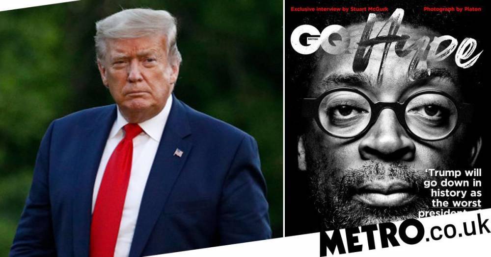 Donald Trump - Spike Lee - George Floyd Protests - Spike Lee says Donald Trump will ‘go down in history’ as the worst US president - metro.co.uk - Usa