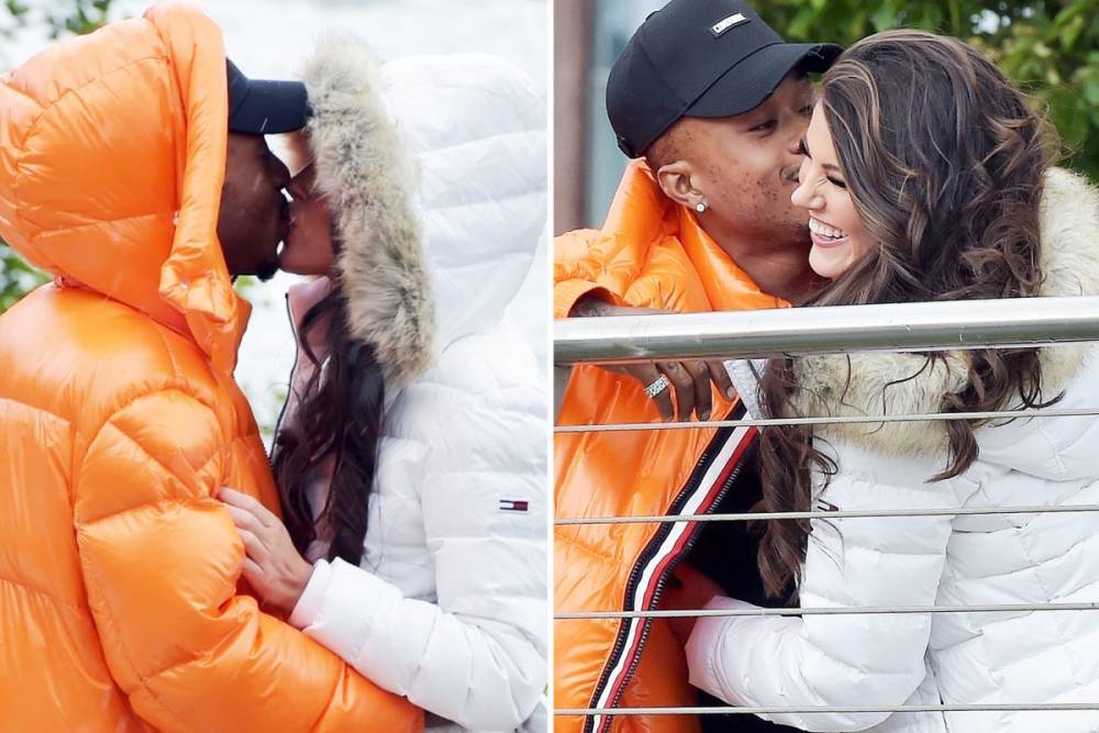 Rebecca Gormley - Michael Griffiths - Love Island’s Rebecca and Biggs reunite for a passionate snog after ten weeks apart in lockdown - thesun.co.uk - city Newcastle