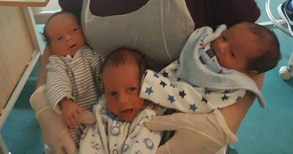 Couple told they were infertile flabbergasted after having identical triplets - mirror.co.uk