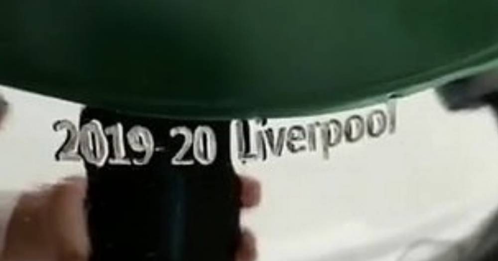 Jurgen Klopp - Liverpool name already engraved on 'Premier League trophy' as video goes viral - dailystar.co.uk - city Manchester