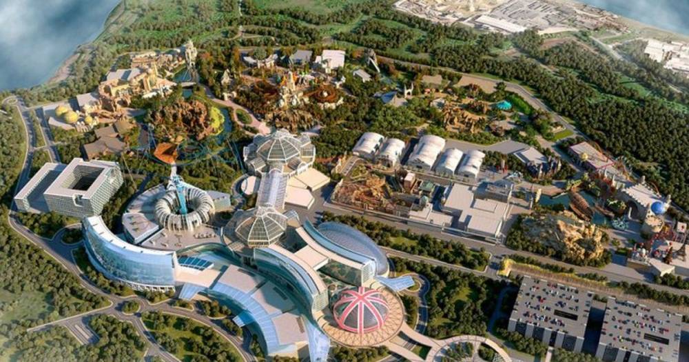 Incredible plans reveal what £3.5bn 'UK Disneyland' theme park will look like - mirror.co.uk - Britain - county Kent
