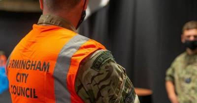 Ranting man shouts abuse at 'disgusting' military distributing coronavirus tests - mirror.co.uk - city Birmingham